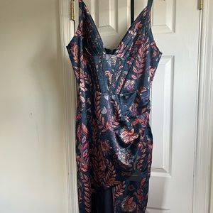Averie draped midi dress